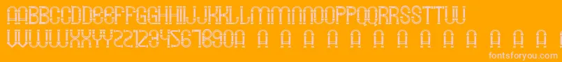 fuente SmgLawangSewu – Fuentes Rosadas Sobre Fondo Naranja