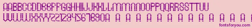 SmgLawangSewu Font – Purple Fonts on Pink Background