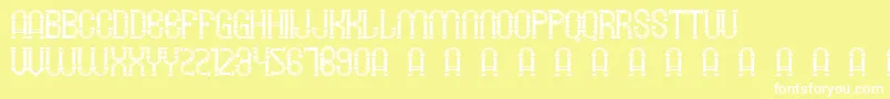 SmgLawangSewu Font – White Fonts on Yellow Background