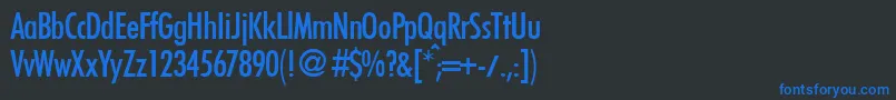 fuente FunctioncondtwomediumRegular – Fuentes Azules Sobre Fondo Negro