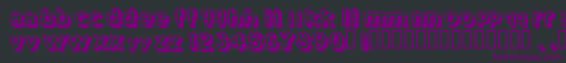 Comingsoon Font – Purple Fonts on Black Background