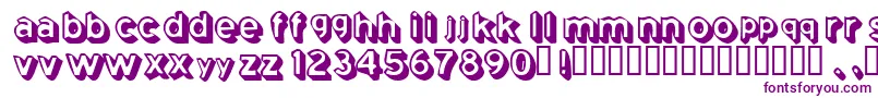 Comingsoon Font – Purple Fonts on White Background