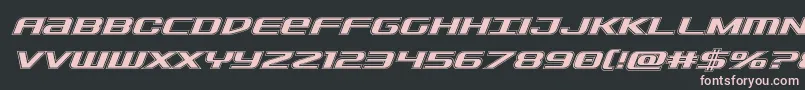 Sdfacadital Font – Pink Fonts on Black Background
