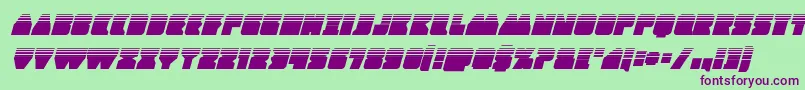 Lisätietoja Contourofdutyhalfital-fontista Contourofdutyhalfital-fontti – violetit fontit vihreällä taustalla