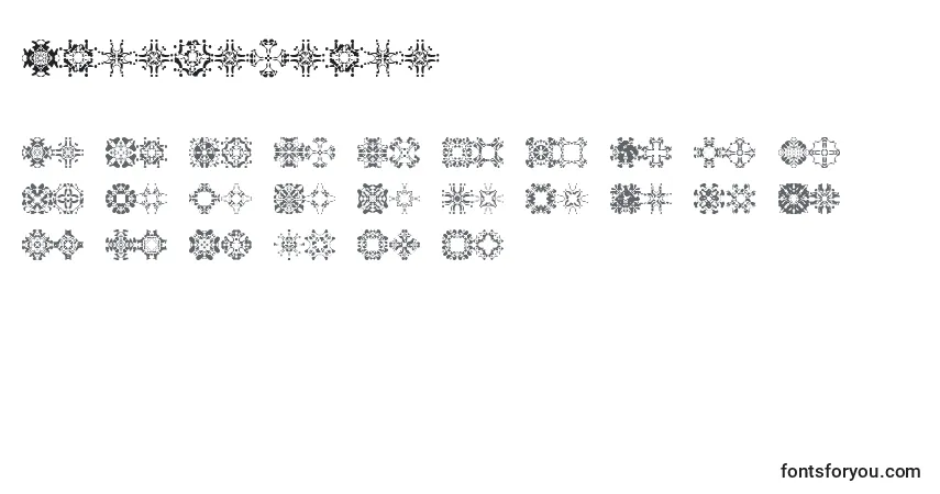 Czcionka Abracadabra1 – alfabet, cyfry, specjalne znaki