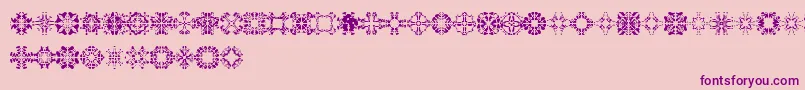 Abracadabra1 Font – Purple Fonts on Pink Background