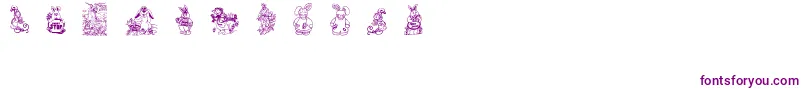 Babysbreatheaster-fontti – violetit fontit