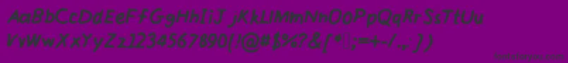 SloppydragonVl Font – Black Fonts on Purple Background