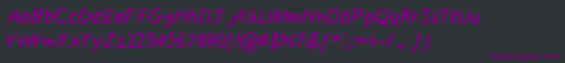 fuente SloppydragonVl – Fuentes Moradas Sobre Fondo Negro