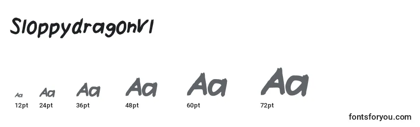 Размеры шрифта SloppydragonVl