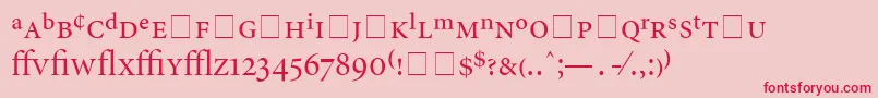 fuente AtlantixProDisplaySsiDisplayRegular – Fuentes Rojas Sobre Fondo Rosa