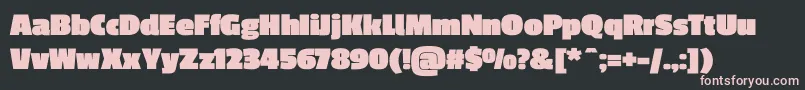 PassiononeBlack Font – Pink Fonts on Black Background