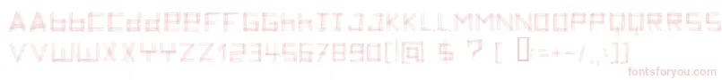 ZoeTheZebra Font – Pink Fonts on White Background
