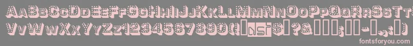 Tonight Font – Pink Fonts on Gray Background