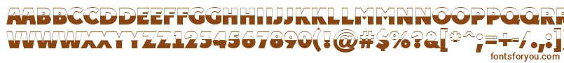 APlakattitulbwExtrabold Font – Brown Fonts on White Background