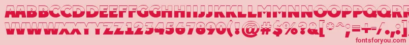 More about APlakattitulbwExtrabold Font APlakattitulbwExtrabold Font – Red Fonts on Pink Background