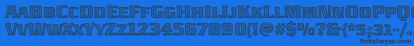 AbatonitcTt Font – Black Fonts on Blue Background