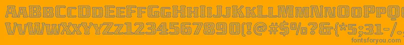 More about AbatonitcTt Font AbatonitcTt Font – Gray Fonts on Orange Background