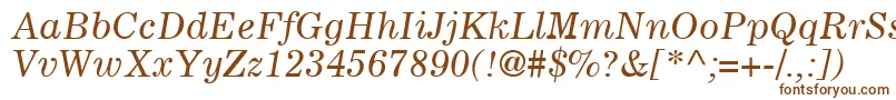 CoronaLtItalic Font – Brown Fonts