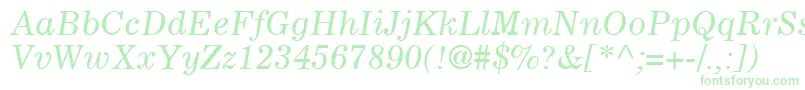 CoronaLtItalic Font – Green Fonts