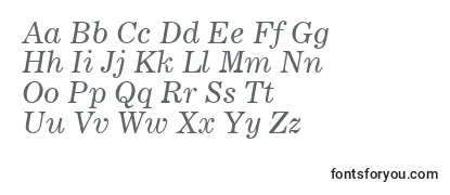 Обзор шрифта CoronaLtItalic
