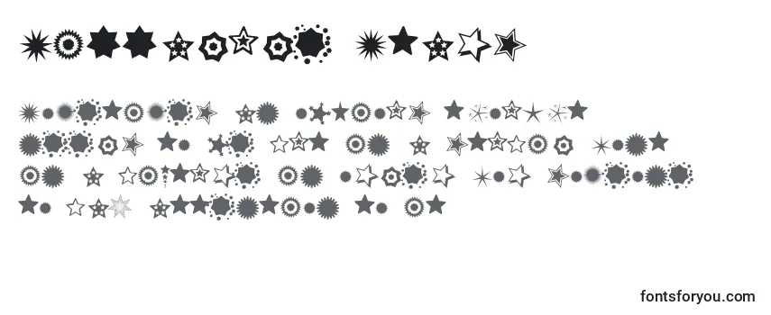 Pizzadude Stars-fontti