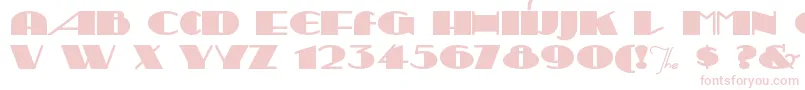 Шрифт Sesquipe – розовые шрифты