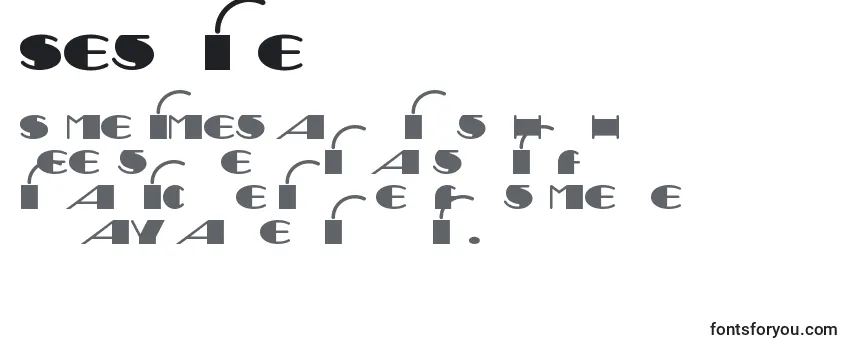 Обзор шрифта Sesquipe
