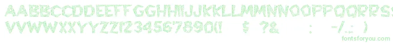 Hyppolit Font – Green Fonts on White Background