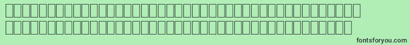 SpTiere1 Font – Black Fonts on Green Background