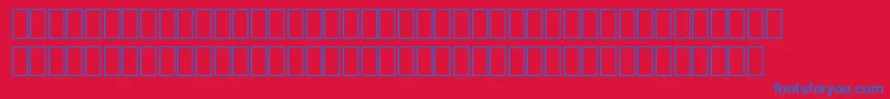 SpTiere1 Font – Blue Fonts on Red Background