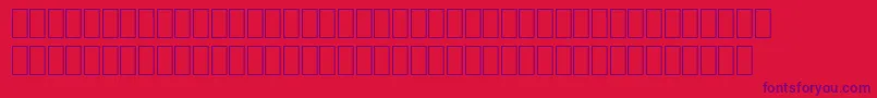 SpTiere1 Font – Purple Fonts on Red Background