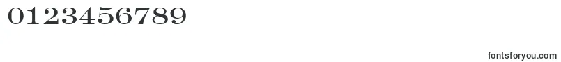 GravureromanRegularDb Font – Fonts for Numbers and Digits