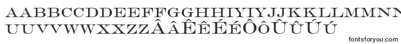 Czcionka GravureromanRegularDb – czcionki fryzyjskie