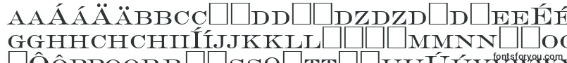 GravureromanRegularDb Font – Slovak Fonts