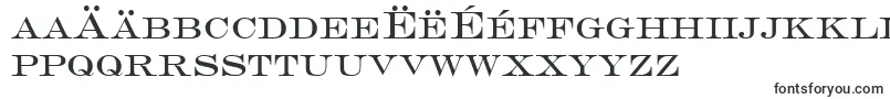 Czcionka GravureromanRegularDb – macedońskie czcionki