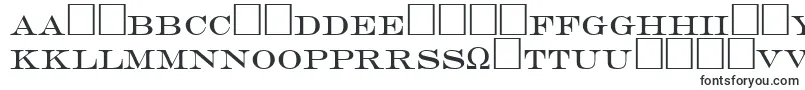 Czcionka GravureromanRegularDb – litewskie czcionki