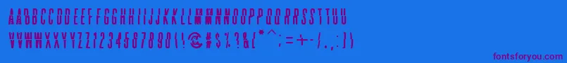 More about PacificBreak Font PacificBreak Font – Purple Fonts on Blue Background
