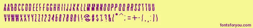 More about PacificBreak Font PacificBreak Font – Purple Fonts on Yellow Background