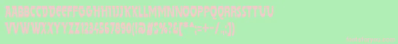 Spslhillc Font – Pink Fonts on Green Background