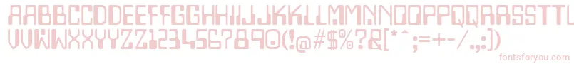Czcionka Lazenbycompliquid – różowe czcionki
