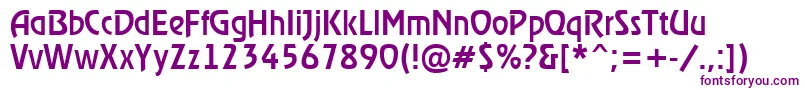 Шрифт ARewindermedium – фиолетовые шрифты