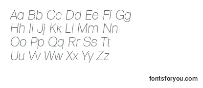 FormulaserialXlightItalic Font