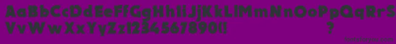 ElectronCyrNormal Font – Black Fonts on Purple Background