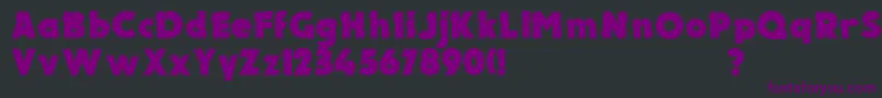 ElectronCyrNormal Font – Purple Fonts on Black Background