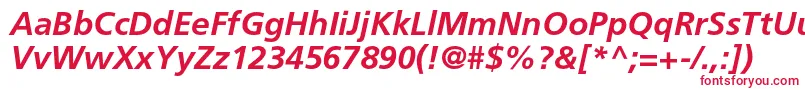 FrutigerltstdBolditalic Font – Red Fonts