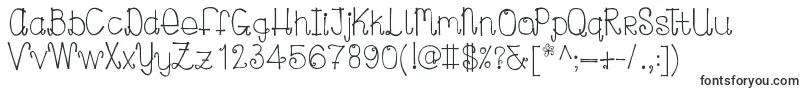 Curlylou-Schriftart – Buchstaben-Schriften