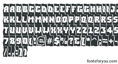 ASimplercmfldBold font – slanted Fonts