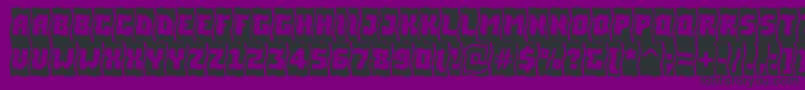 ASimplercmfldBold Font – Black Fonts on Purple Background