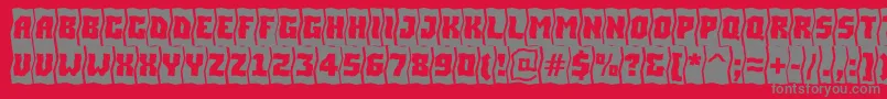 ASimplercmfldBold Font – Gray Fonts on Red Background